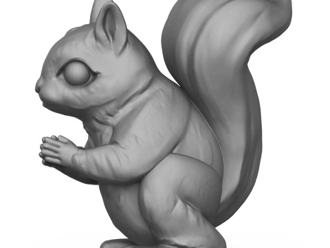 Squirrel 3D Print Model