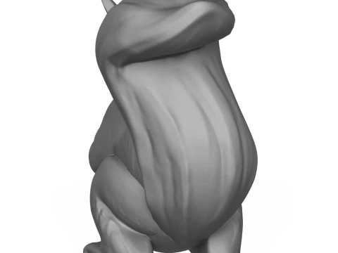 Squirrel 3D Print Model