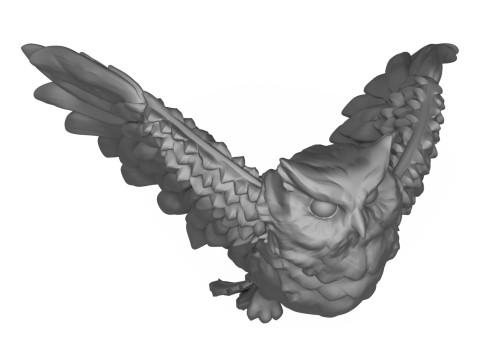 Owl Bird Modèles 3D en vedette