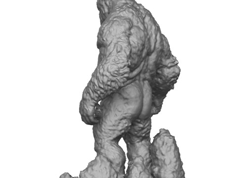 Giant King Kong Statue 3D Print Model 3D 打印模型