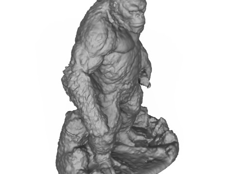 Giant King Kong Statue 3D Print Model 3D 打印模型