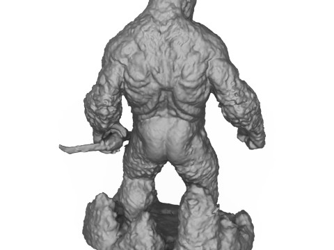 Giant King Kong Statue 3D Print Model 3D 打印模型