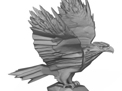 Eagle Sculpture 3D Print Model Modelo de impresión 3D