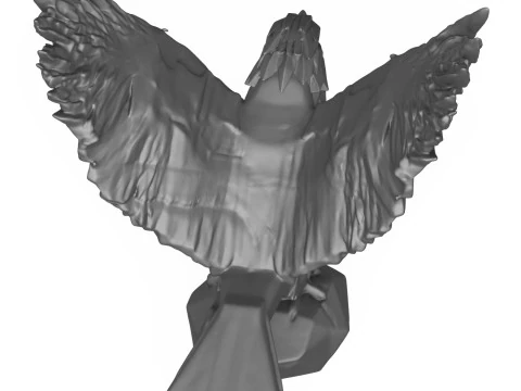 Eagle Sculpture 3D Print Model 3D Print Model