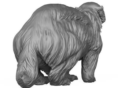 Wild Badger Animal 3D Print Model 3D Принт Модель