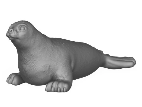 3D модель тюленя 3D Принт Модель