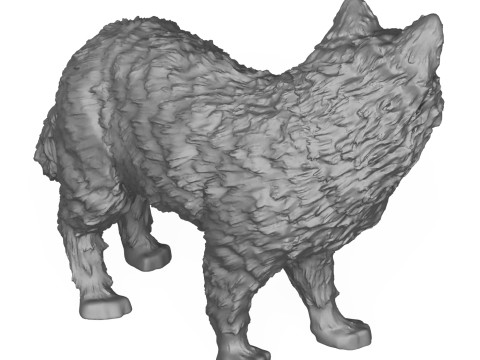 Wild Fox 3D Print Model 3D Print Model