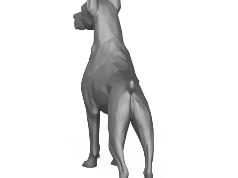 Doberman Dog 3D Print Model Modelo de impresión 3D