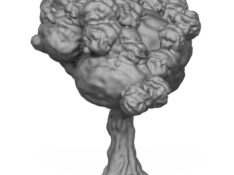 Banyan Tree 3D Print Model Model Cetak 3D