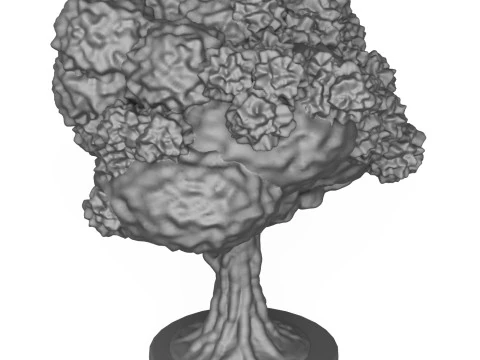 樫の木の3Dプリントモデル 3Dプリントモデル