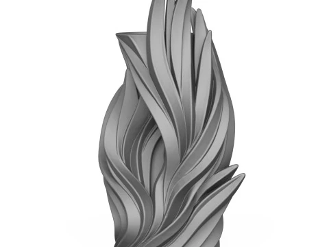 Beautiful Flower Vase 3D Print Model 3D Print Model