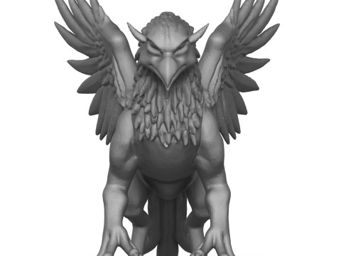 Griffin 3D Print Model Modèles 3D en vedette