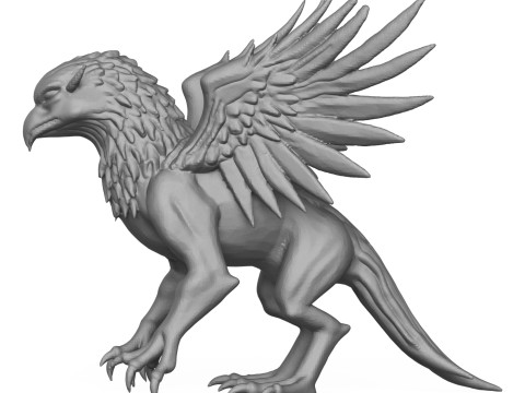 Griffin 3D Print Model Modèles 3D en vedette