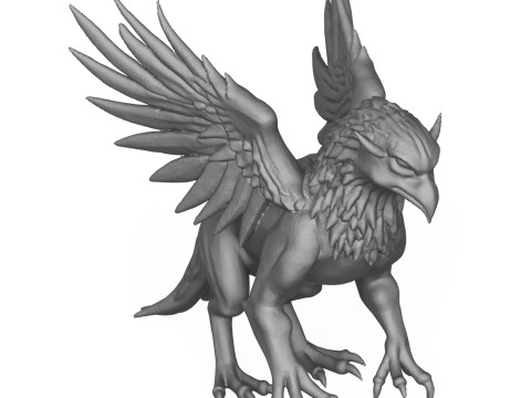 Griffin 3D Print Model Modèles 3D en vedette