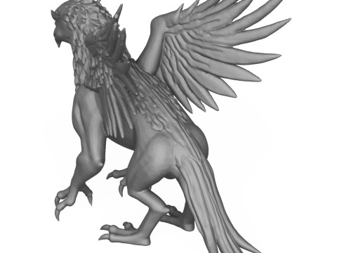 Griffin 3D Print Model Modèles 3D en vedette