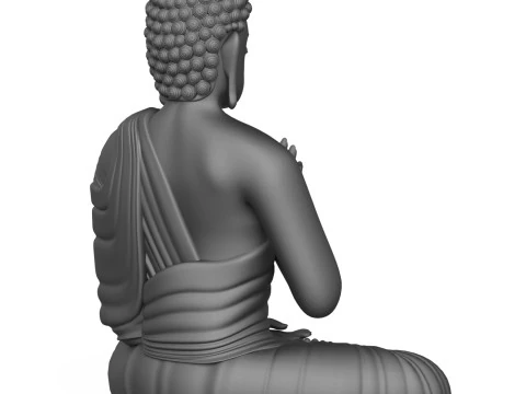 Lord Buddha Statue 3D Print Model