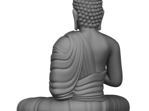 Lord Buddha Statue 3D Print Model