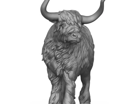 Himalayan Cow 3D Print Model 3D Print Model