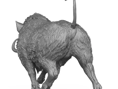 Wild Boar 3D Print Model 3D Print Model