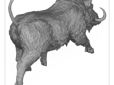 Wild Boar 3D Print Model 3D Druckmodell