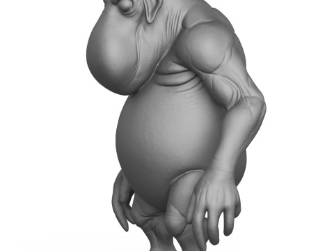 Alien Character 3D Print Model 3D 打印模型