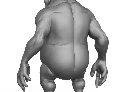 Alien Character 3D Print Model 3D 打印模型