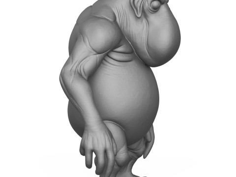 Alien Character 3D Print Model 3D 打印模型