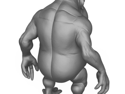 Alien Character 3D Print Model 3D 打印模型