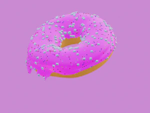 Een donut 3D Model