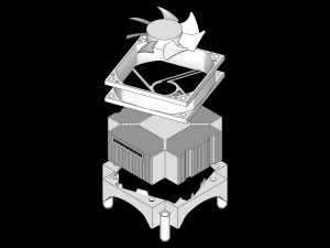 Disipador para CPU Compaq Presario 3D Модель