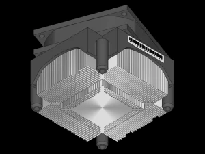 Disipador para CPU Compaq Presario 3D Model