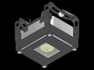 Disipador Intel Socket 478 3D-Modell