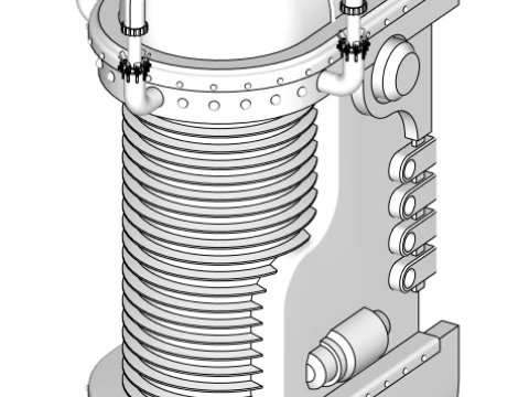 Regulador de plasma t&eacute;rmico Modelo 3D