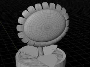 Sunflower plants vs zombies 3D Model