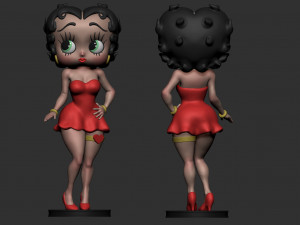 BETTY BOOP 3D Print Model