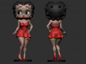 BETTY BOOP 3D Print Model