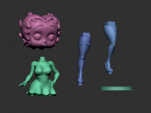 BETTY BOOP 3D Print Model