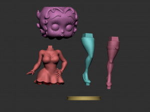BETTY BOOP 3D Print Model