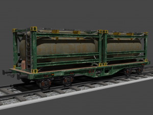 Tank car Modèle 3D