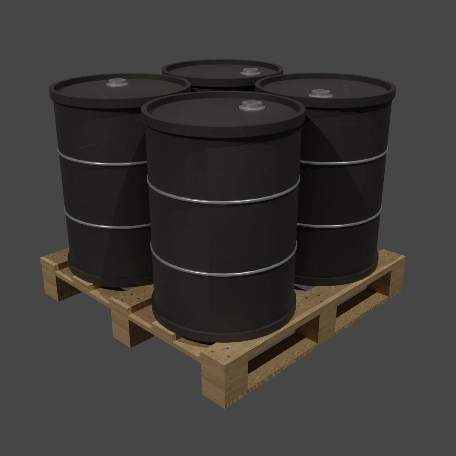Barrels 3D Model .c4d .max .obj .3ds .fbx .stl .blend