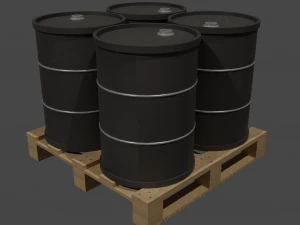 Barils Modèle 3D