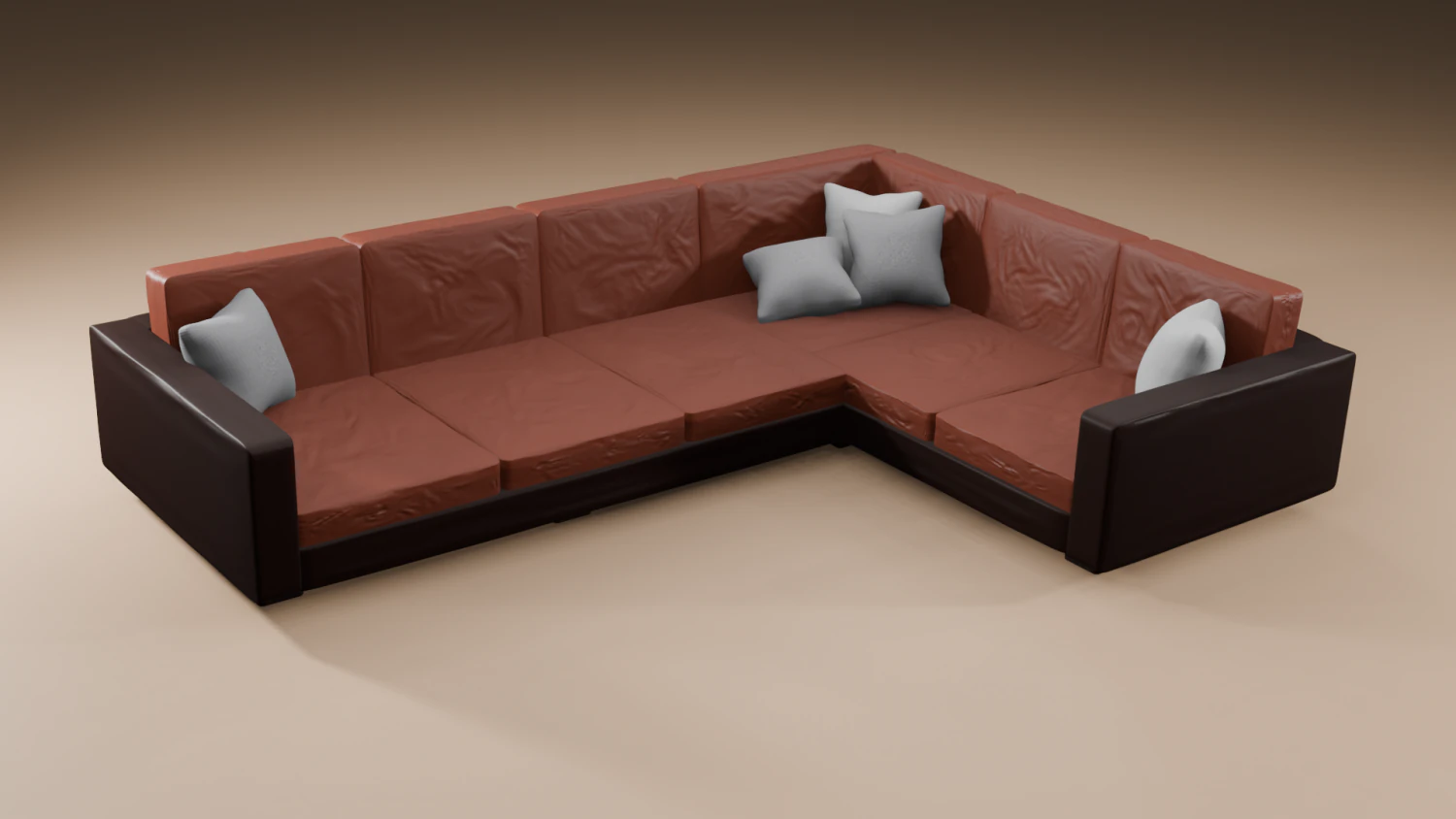 Livingroom sofa 3D Model .c4d .max .obj .3ds .fbx .stl .blend 