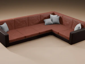 Sofa do salonu Model 3D