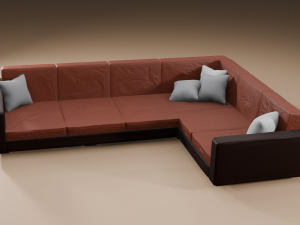Livingroom sofa Modelo 3D