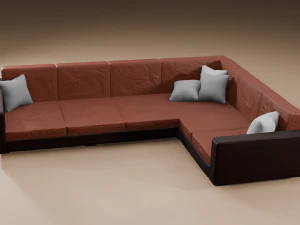 Livingroom sofa 3D Model