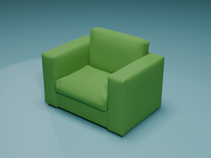 Chair green 3D Model