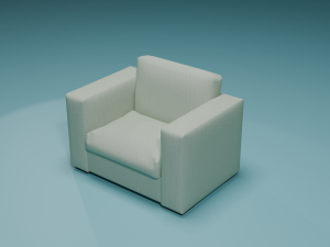 Chair white 3D Model