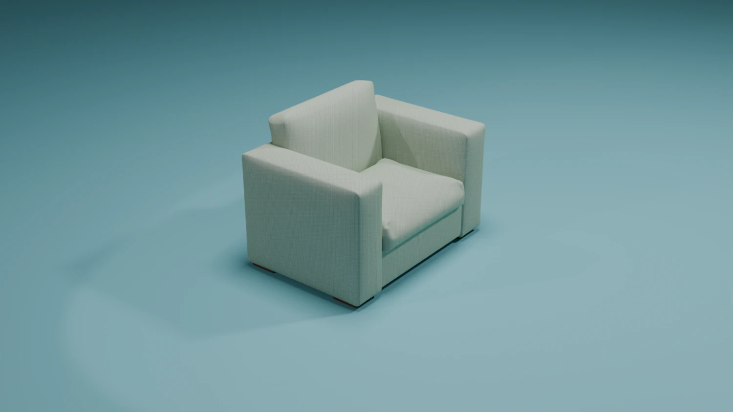 Chair white 3D Model .c4d .max .obj .3ds .fbx .stl .blend