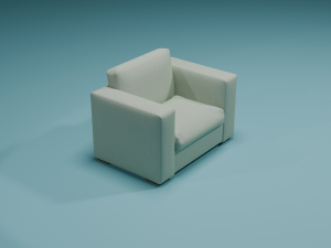 Chair white 3D Model