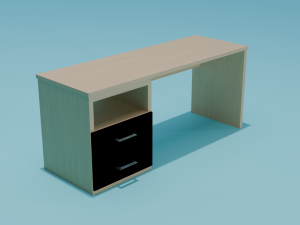 Computer table 3D Model